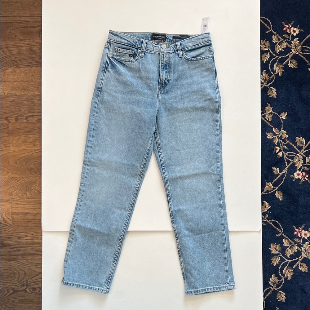 Banana Republic High-Rise Straight Jeans